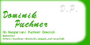 dominik puchner business card